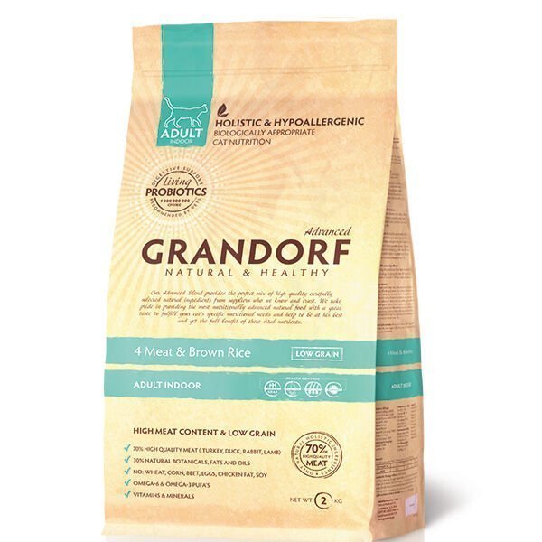 Сухой корм для кошек Grandorf Probiotic Indoor