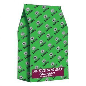Zooring Active Dog Max Standart Птичий микс и рис Cухой корм для взрослых активных собак крупных и гигантских пород