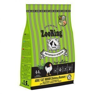 Zooring Adult Cat Indoor Chicken&Rosemary Цыплёнок с розмарином Для взрослых кошек всех пород