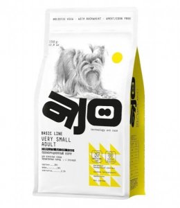 AJO Dog Very Small Adult Сухой корм для собак миниатюрных пород Индейка Ягненок и Гречка