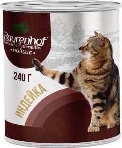 Baurenhof Holistic Влажный корм для кошек Индейка