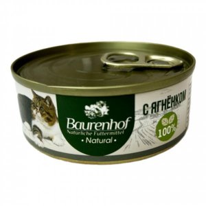 Baurenhof Natural Влажный корм для кошек Ягнёнок