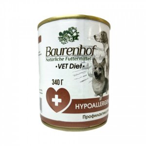 Baurenhof Naturliche Futtermittel Hypoallergenic Профилактика пищевой аллергии Влажный корм для собак