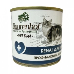 	Baurenhof Naturliche Futtermittel VET Diet RENAL Профилактика болезней почек Влажный корм для кошек