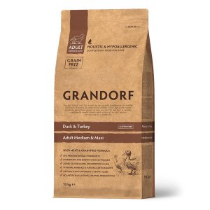 Grandorf Adult Medium&Maxi Duck&Turkey Сухой корм для собак средних и крупных пород Утка и Индейка