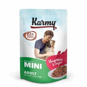 Karmy Mini Adult Влажный корм для собак мелких пород Индейка в соусе