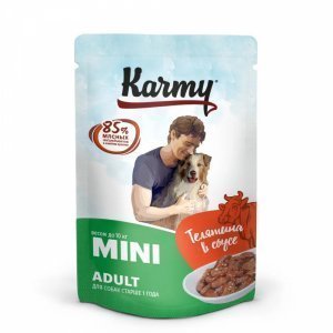 Karmy Mini Adult Влажный корм для собак мелких пород Телятина в соусе