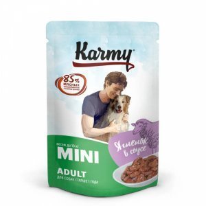 Karmy Mini Adult Влажный корм для собак мелких пород Ягненок в соусе