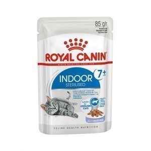 Royal Canin Indoor Sterilised 7+ Влажный корм для стерилизованных кошек старше 7 лет живущих в помещении желе
