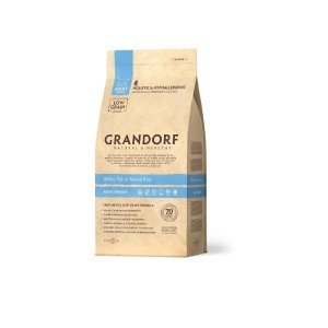 Сухой корм для кошек Grandorf Cat Indoor белая рыба с бурым рисом
