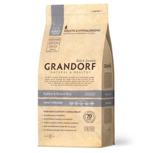 Сухой корм для кошек Grandorf Cat Sterilised кролик с рисом