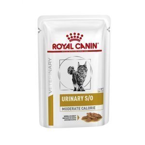 Влажный корм для кошек Royal Canin Urinary S/O Moderate Calorie кусочки в соусе