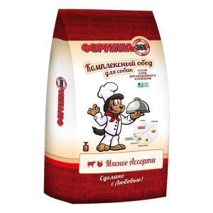 Zooring Формула 365 Мясное ассорти сухой корм для взрослых собак всех пород 