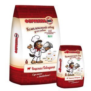 Zooring Формула 365 Вкусная говядина сухой корм для взрослых собак всех пород 