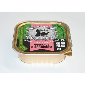 	Zooring кусочки в желе для собак всех пород Фрикасе с кроликом
