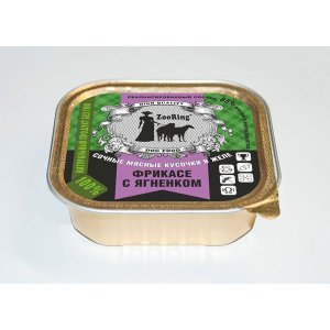 Zooring кусочки в желе для собак всех пород Фрикасе с ягнёнком