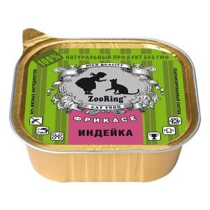 Zooring паштет для кошек Индейка