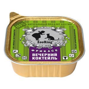 Zooring паштет для кошек Вечерний коктейль