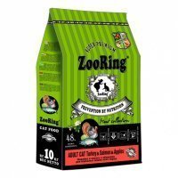 Zooring Adult Cat Turkey&Salmon&Apples Индейка и лосось с яблоками Для взрослых кошек всех пород