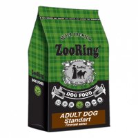 Zooring Adult Dog Standart Птичий микс и рис Сухой корм для взрослых собак средних и крупных пород