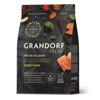 Grandorf Fresh Dog Adult Mini Salmon&Sweet Potato сухой корм для собак с живыми пробиотиками для мелких пород с филе лосося и бататом