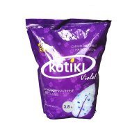 Kotiki Наполнитель для кошачьего туалета Violet Антибактериальные кристаллы силикагелевый 