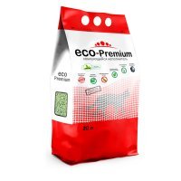 Наполнитель ECO Premium Зеленый чай комкующийся древесный