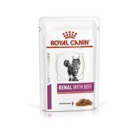 Влажный корм Royal Canin Renal Feline with Beef пауч диета для кошек Говядина в соусе