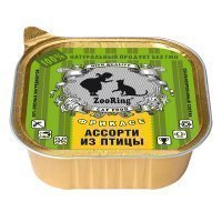 Zooring паштет для кошек Ассорти из птицы