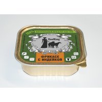 Zooring паштет для собак на основе натурального мяса Фрикасе с индейкой